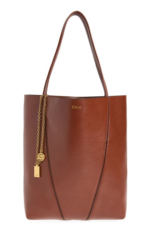 Spin Leather Tote