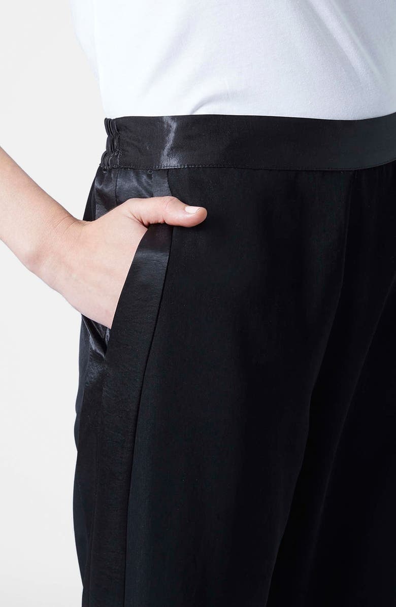 Topshop Flat Front Jogger Pants, Alternate, color, 