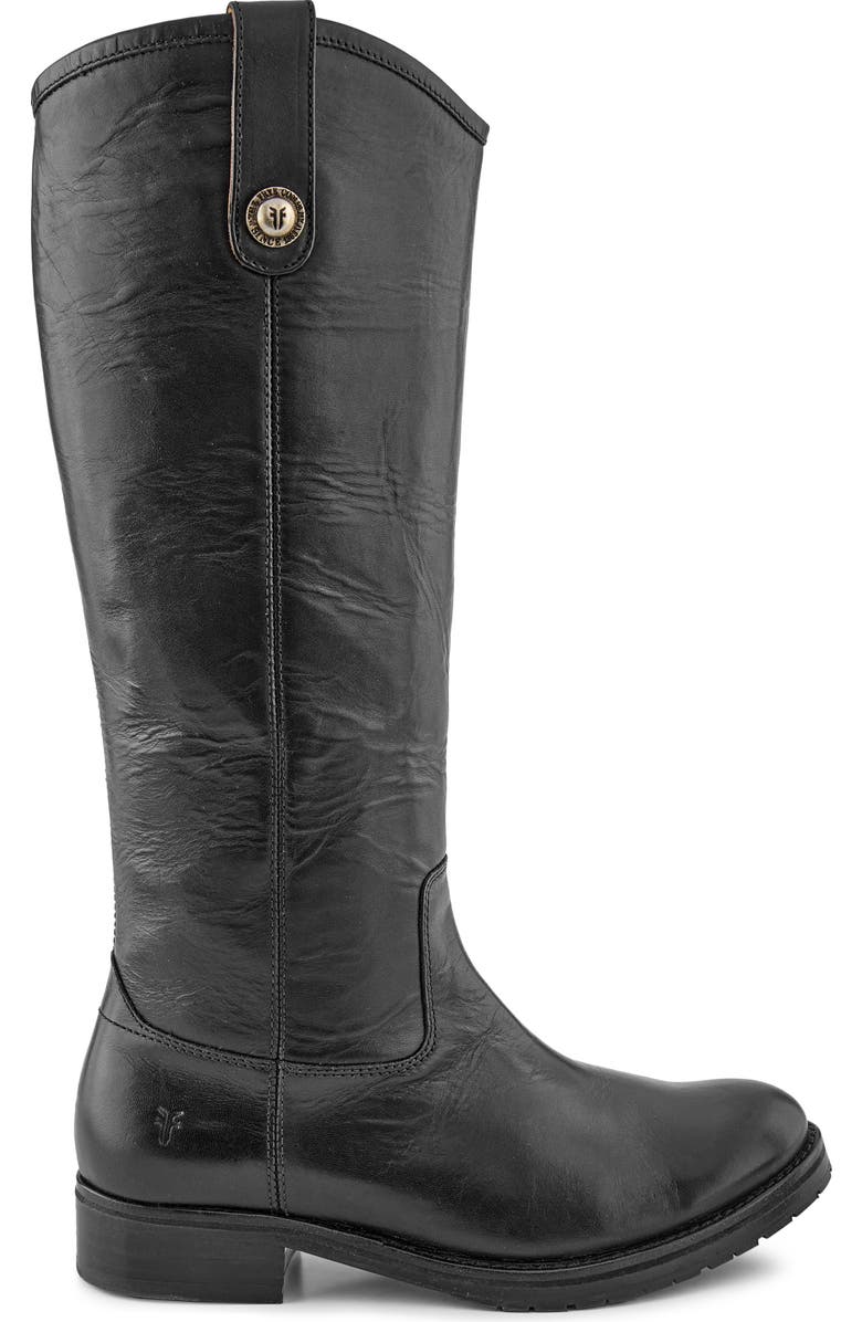 Frye Melissa Button Lug Double Sole Riding Boot, Alternate, color,