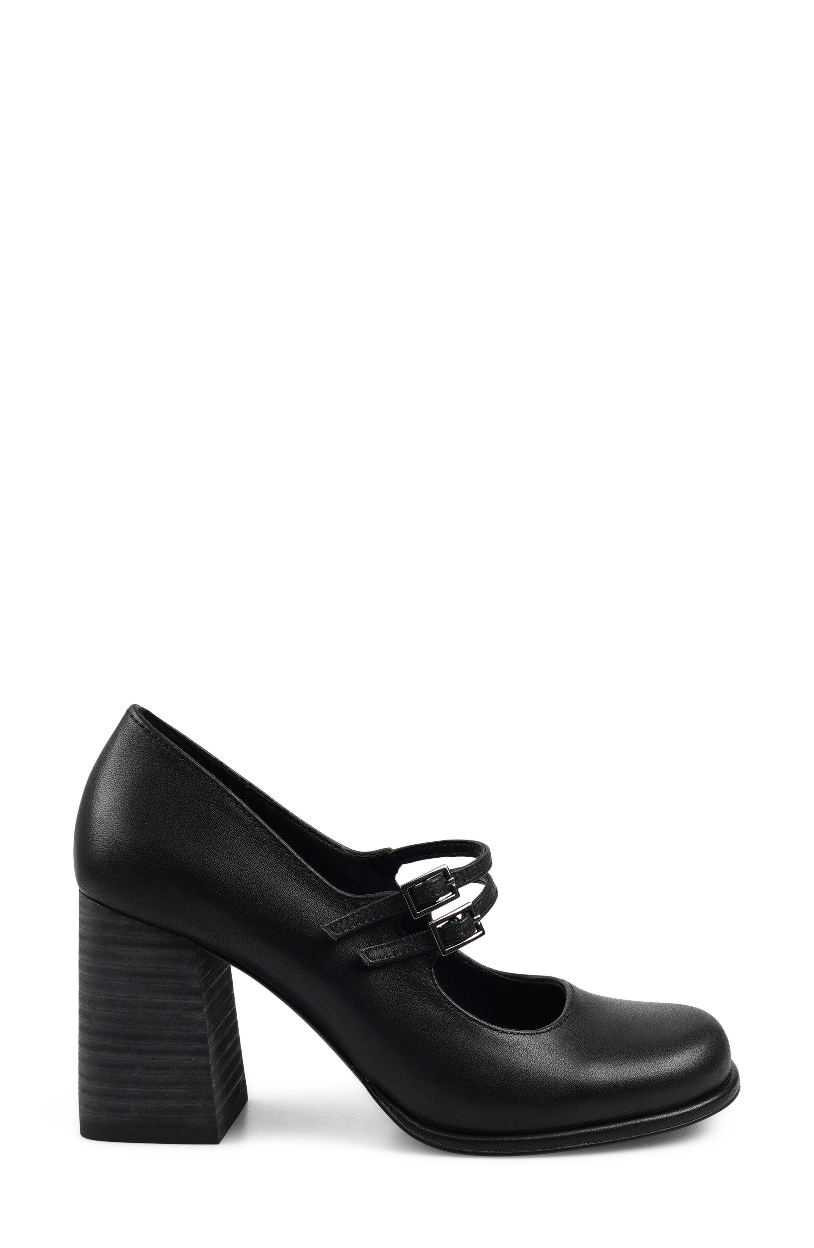 Artisan Crafted By Zigi Lazio Mary Jane Pump, Alternate, color, Black Leather