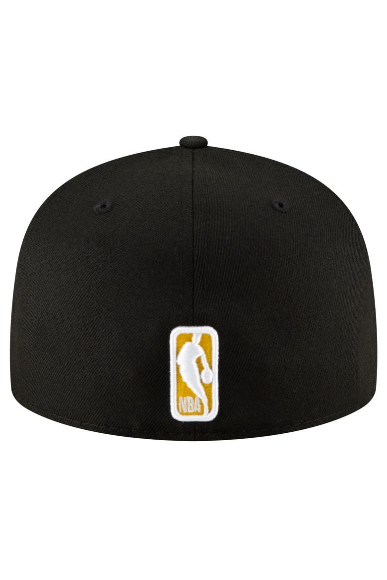 Men's New Era Black Golden State Warriors 59FIFTY Fitted Hat, Alternate, color, Black