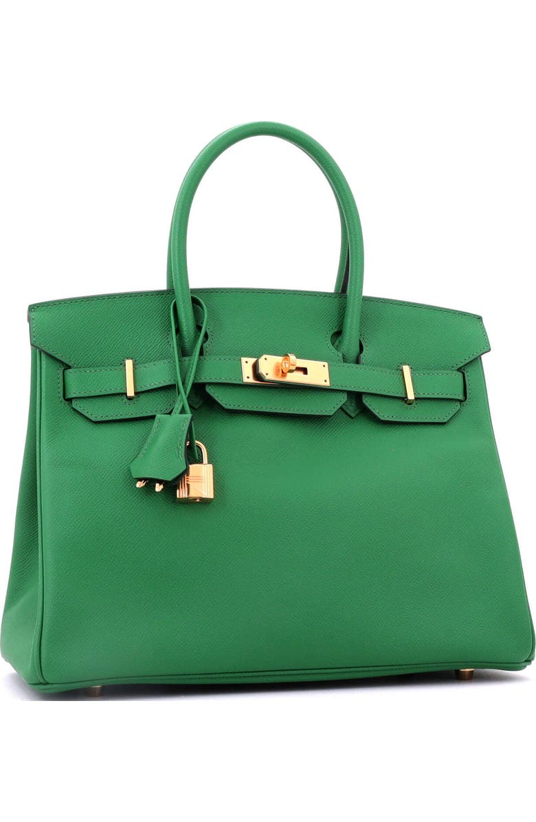 Pre-Owned Hermes Birkin Handbag Green Epsom with Gold Hardware 30, Alternate, color, Cactus