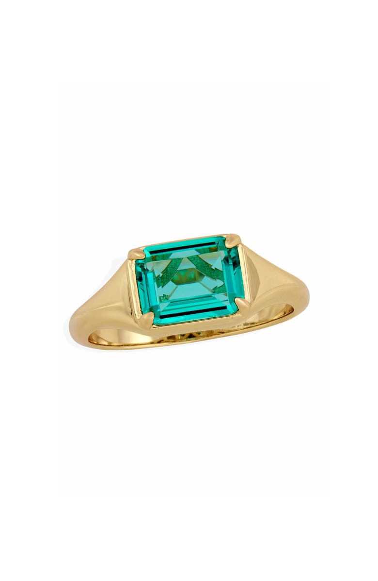SAVVY CIE JEWELS Paraíba Cubic Zirconia Ring, Main, color, Yellow