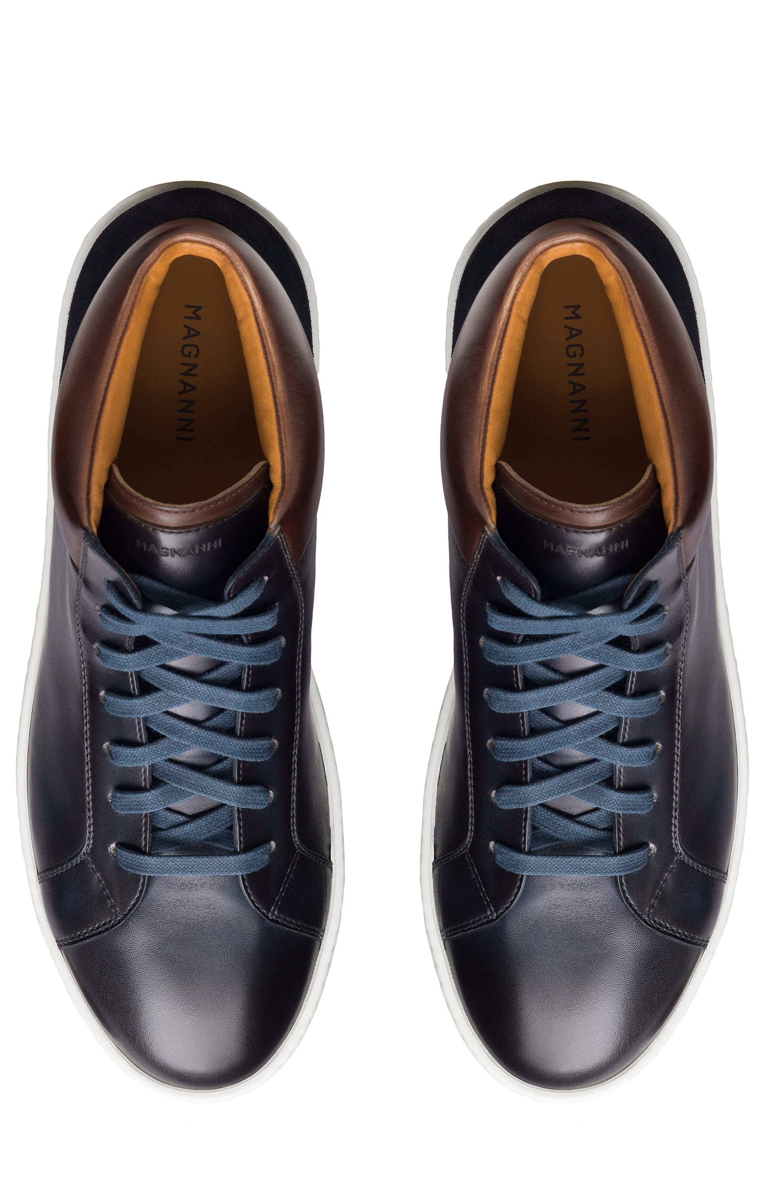Magnanni Costa Mid Top Sneaker, Alternate, color, 