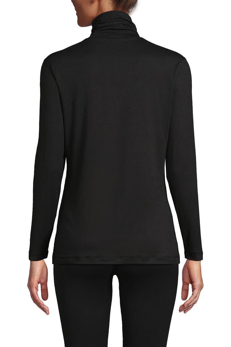 Baselayer Cozy Thermaskin Turtleneck Top, Alternate, color, Black