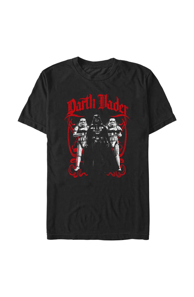 Star Wars Men's Star Wars Darth Vader and Stormtrooper Pose Graphic T-Shirt, Main, color, Black