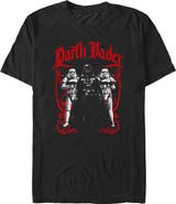 Star Wars Men's Star Wars Darth Vader and Stormtrooper Pose Graphic T-Shirt
