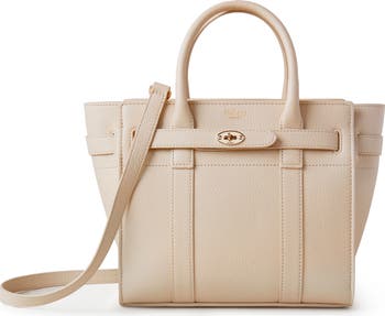 トートバッグ MULBERRY BAYSWATER MINI TOTE BAG Mulberry | Mini Zipped Bayswater | Chalk Small Classic Grain