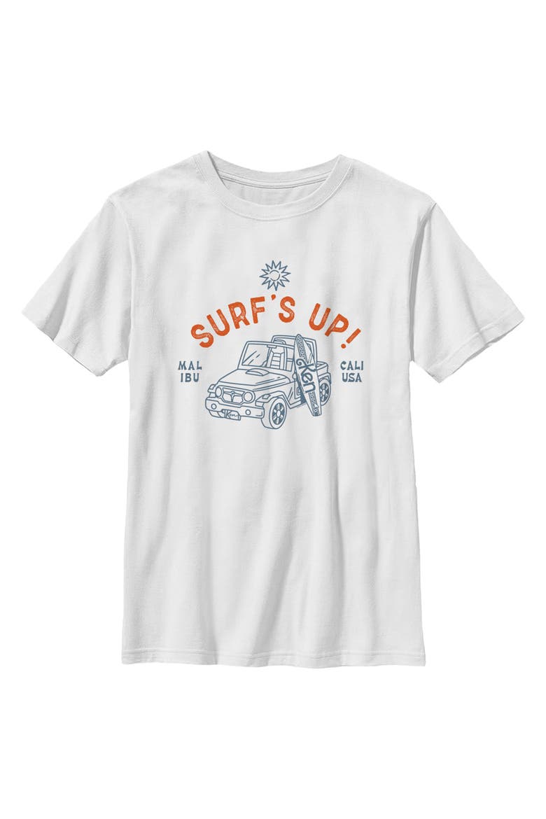 Boys' Malibu Surf's Up T-Shirt, Main, color, White