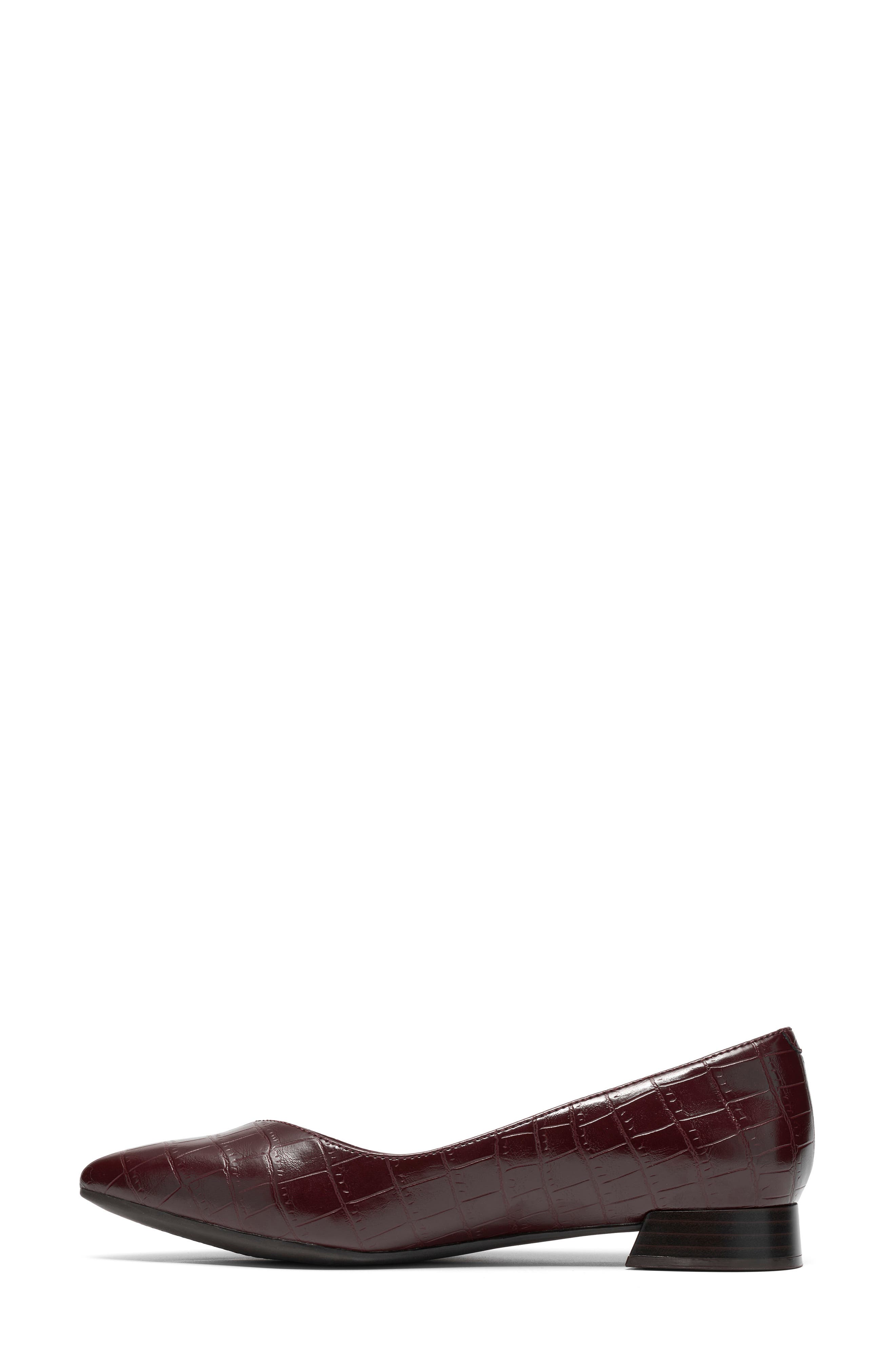 Natalyn Skimmer Flat, Alternate, color, BURGUNDY INTEREST