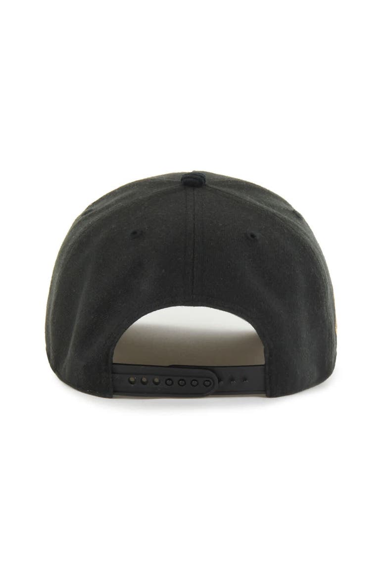 Men's '47  Black Cleveland Cavaliers Nothing But Net Hitch Adjustable Hat, Alternate, color, Black