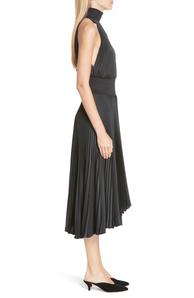 A.L.C. Renzo Pleated Dress, Alternate, color, 