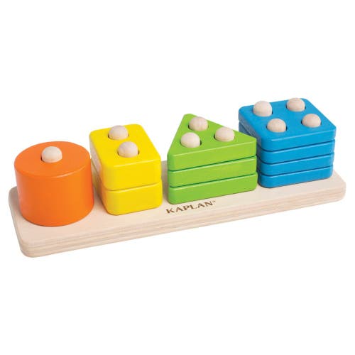 Kaplan Early Learning Company Toddler Wooden One To Four Counter In Multi