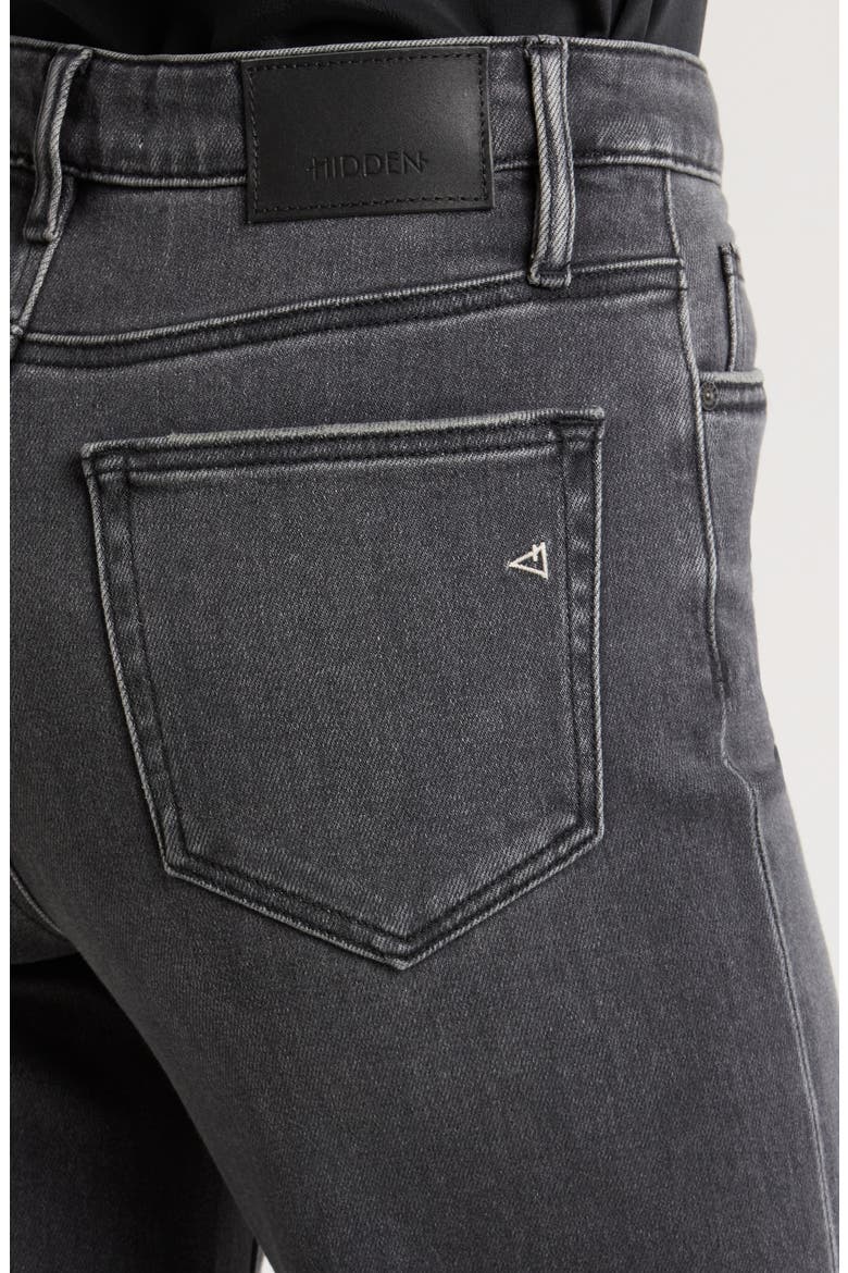 Relaxed Straight Leg Jeans, Alternate, color, CHARCOAL