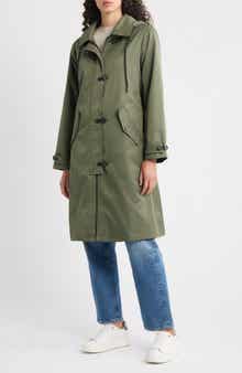 Bernardo Longline Hooded Raincoat