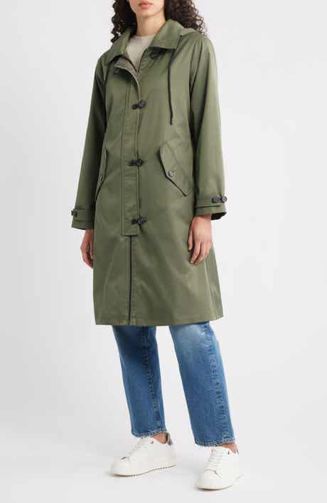 Bernardo Longline Hooded Raincoat