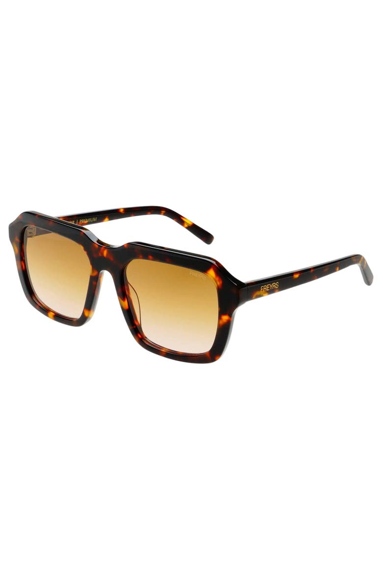 Charlie Square Sunglasses, Alternate, color, Dark Tortoise
