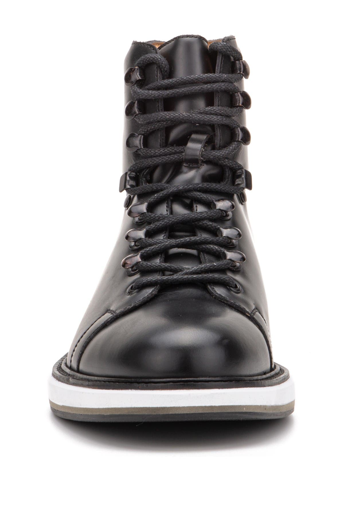 VINTAGE FOUNDRY Talon Leather Lace-Up Boot, Alternate, color, Black