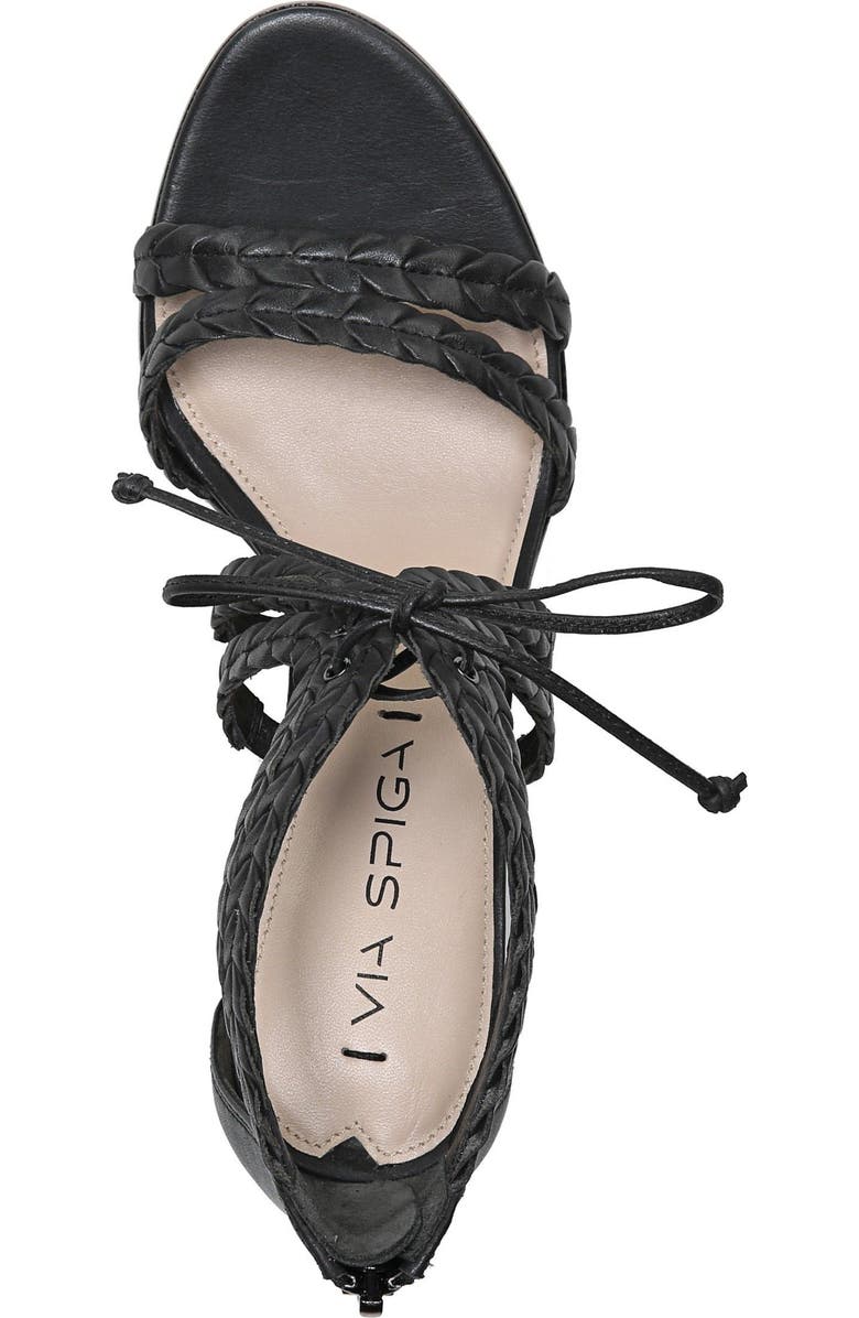 Via Spiga Gardenia Lace-Up Sandal, Alternate, color,