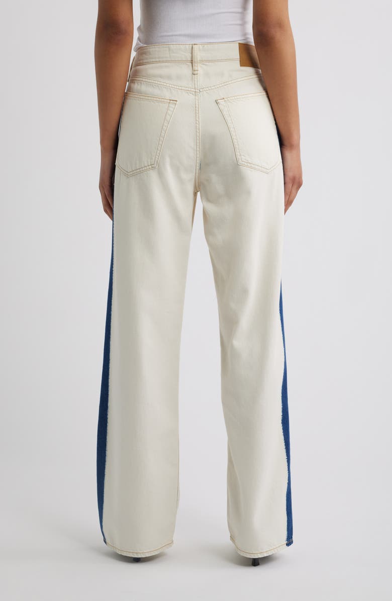 rag & bone Featherweight Logan Wide Leg Jeans, Alternate, color, Dark Bleach