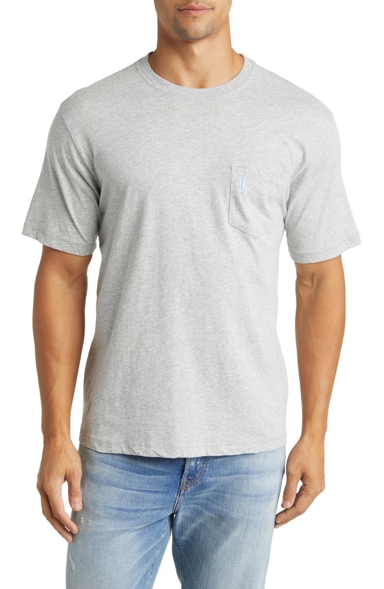 johnnie-O Dale Heathered Pocket T-Shirt, Main, color, 