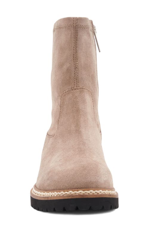 Aquatalia Maryann Suede Bootie In Brown