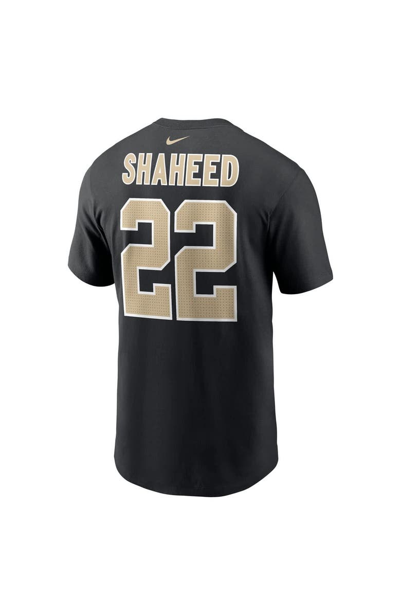 Nike Men's Nike Rashid Shaheed Black New Orleans Saints Name & Number T-Shirt, Alternate, color, Black