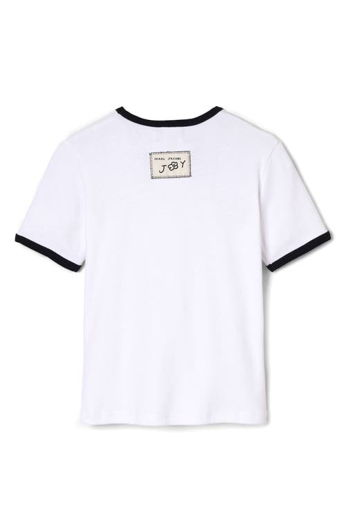Marc Jacobs It's Ok Graphic Ringer T-shirt In White