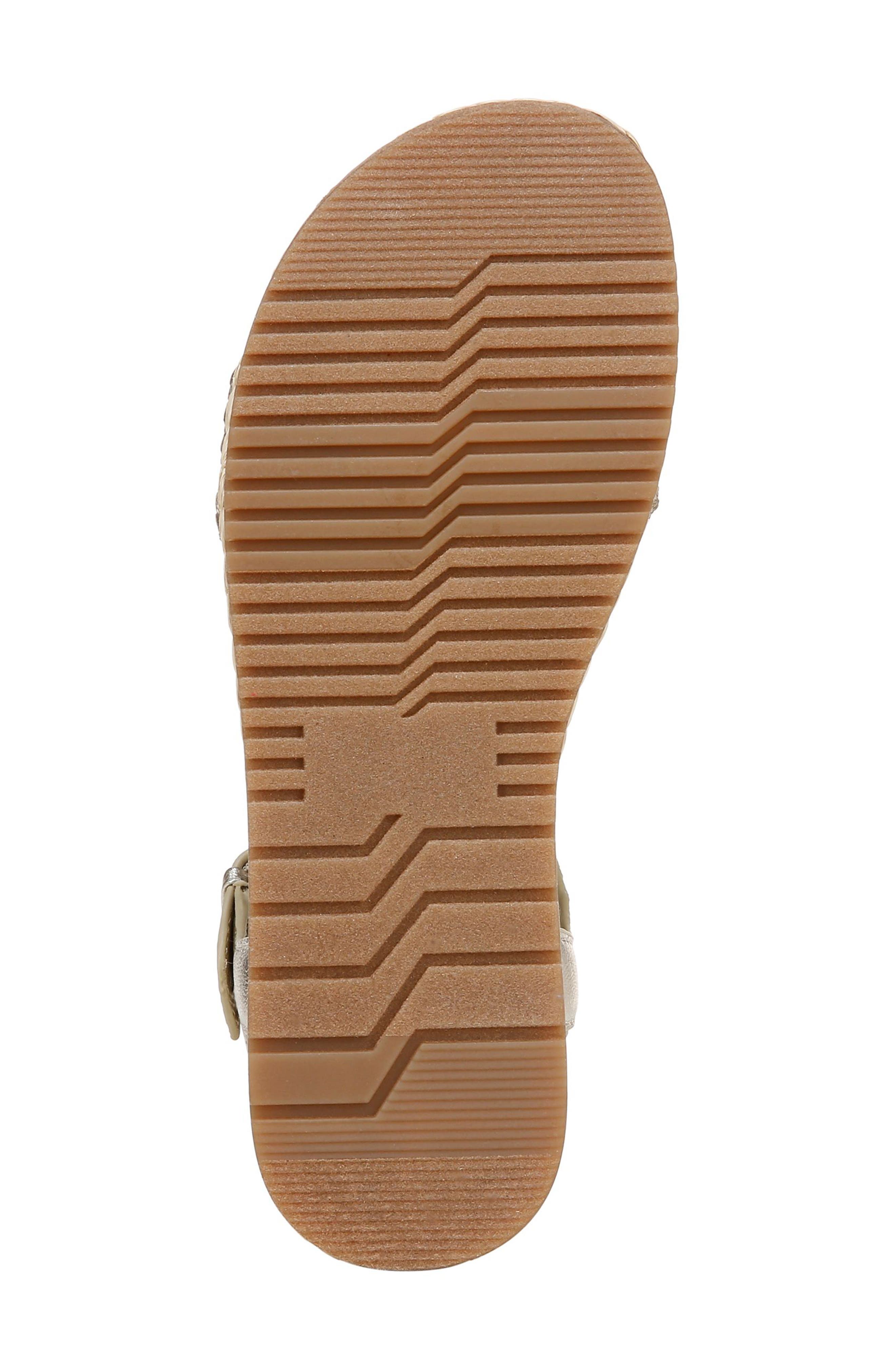 Naturalizer Neila Ankle Strap Platform Sandal, Alternate, color, Champagne