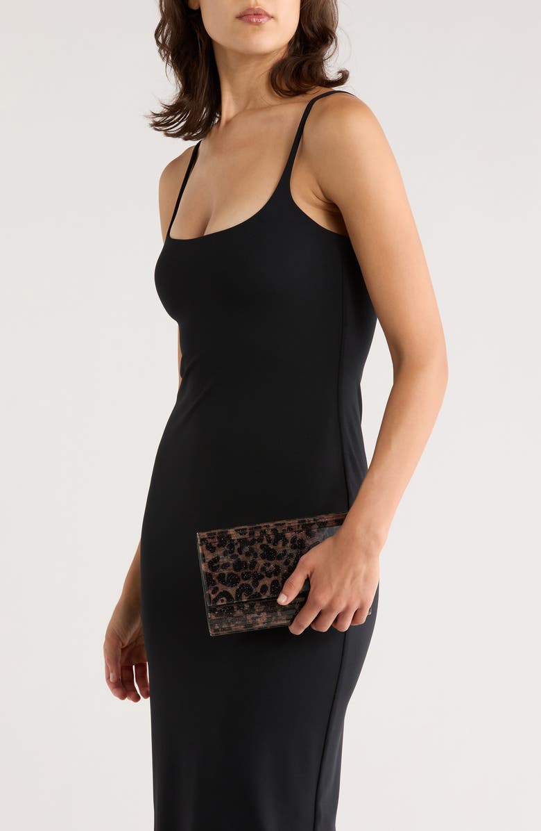 Kurt Geiger London Acrylic Party Clutch, Alternate, color, Open Brown