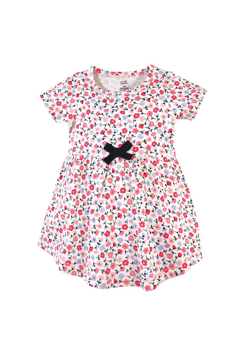 Touched by Nature Durable Organic Cotton Short and Long Sleeve Dresses, Alternate, color, Ditsy Floral
