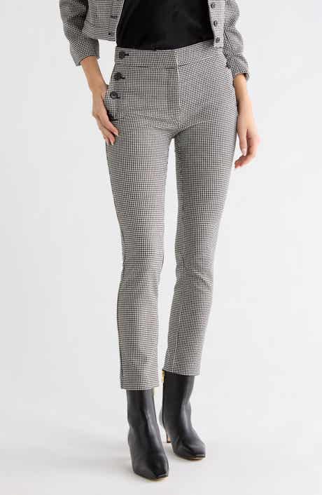 Derek Lam 10 Crosby Kelis Houndstooth Sailor Pants
