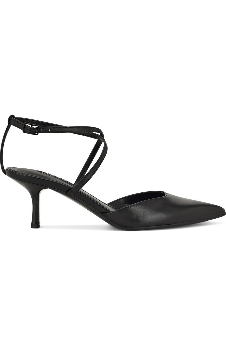 Nine West Idorna Ankle Strap Pump, Alternate, color, Black