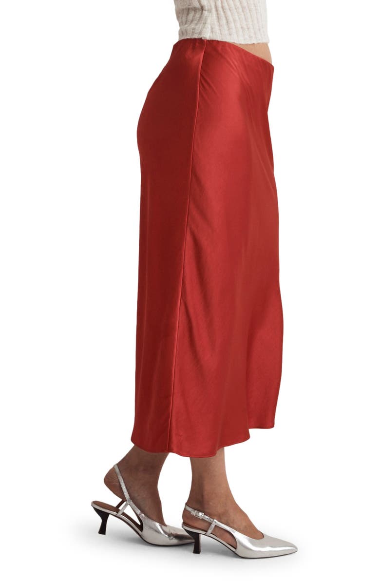 Madewell Layton Midi Slip Skirt, Alternate, color, Wild Poppy