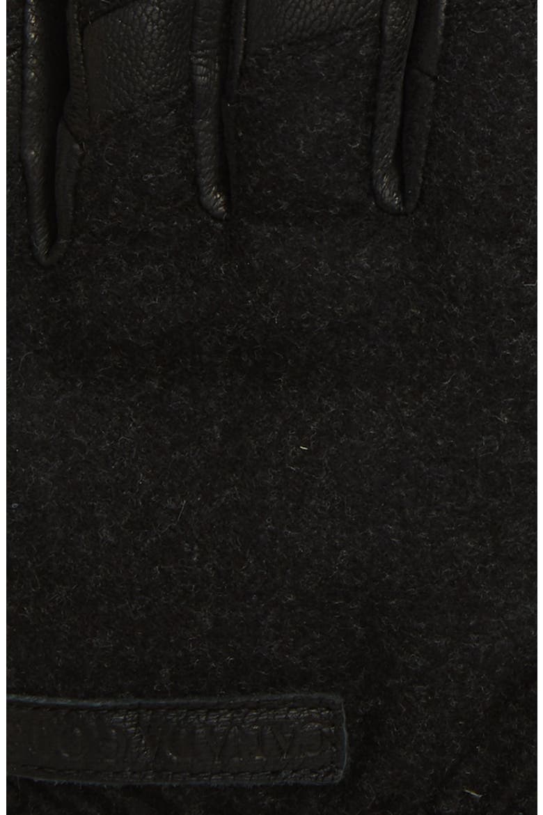 Waterproof Down Gloves, Alternate, color, BLACK HEATHER