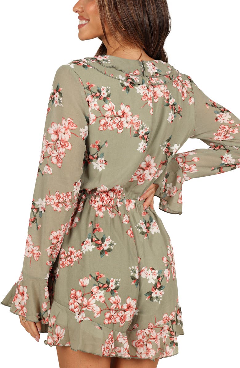 Petal & Pup Rilynn Floral Long Sleeve Romper, Alternate, color, 