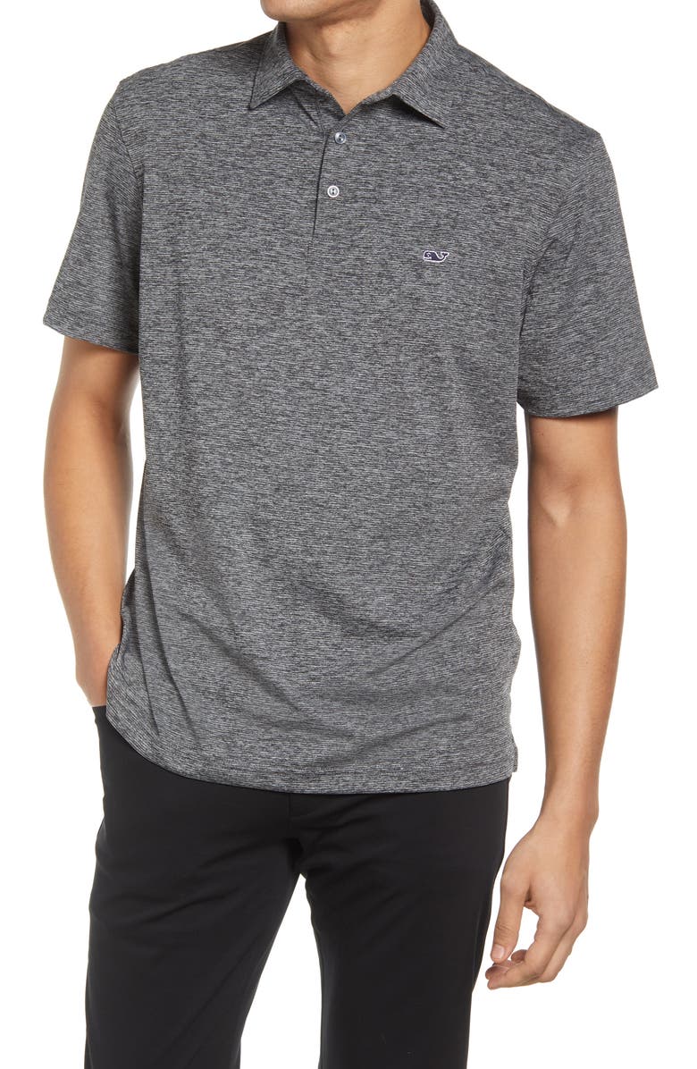 vineyard vines Jean Stripe Sankaty Performance Polo, Main, color, 
