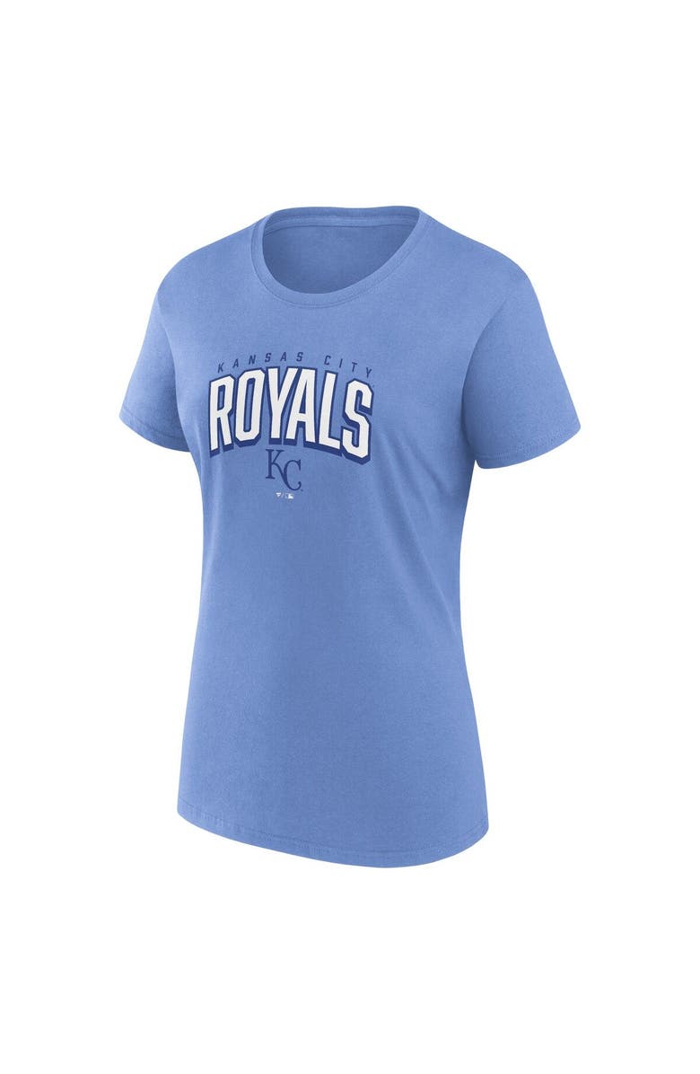 FANATICS Women's Fanatics Branded Royal/Light Blue Kansas City Royals Fan T-Shirt Combo Set, Alternate, color,