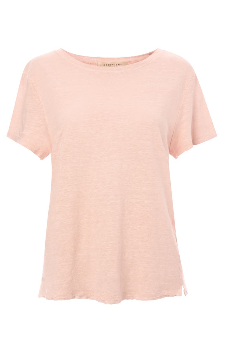 Linen Tee, Alternate, color, Blushing