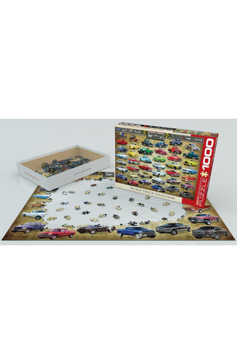 Eurographics Pickup Truck Evolution Puzzle, 1000 Pieces, Alternate, color, Multicolored