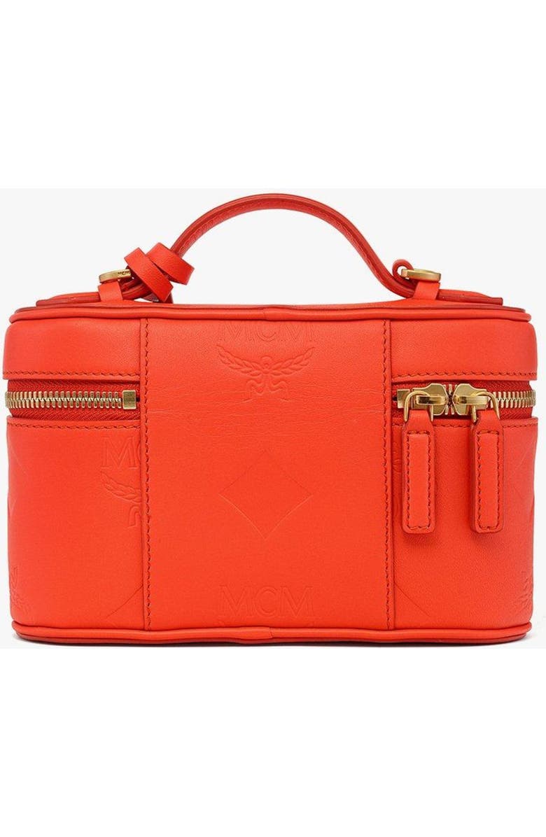 MCM Aren Vanity Case in Maxi Monogram Leather, Alternate, color,