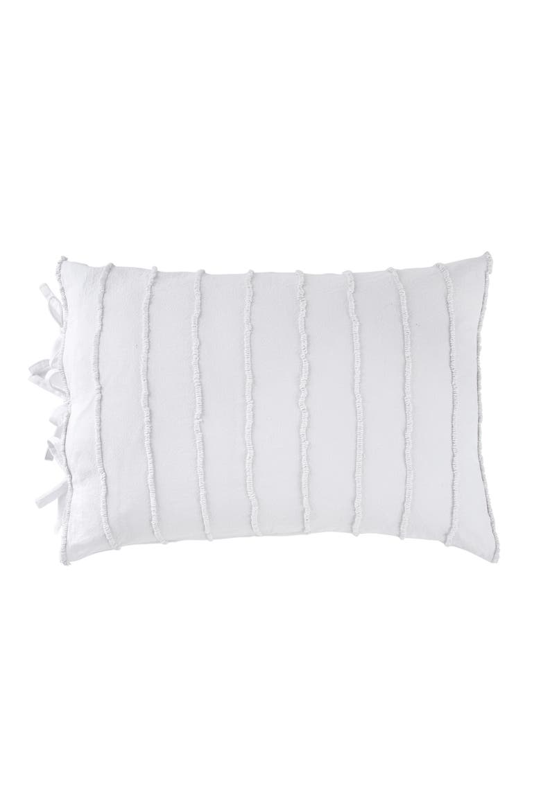 Linear Loop Comforter & Sham Set, Alternate, color, WHITE