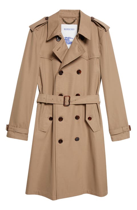Foxfield Water Resistant Cotton Gabardine Trench Coat