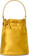 STAUD Lila Satin Mini Bucket Bag