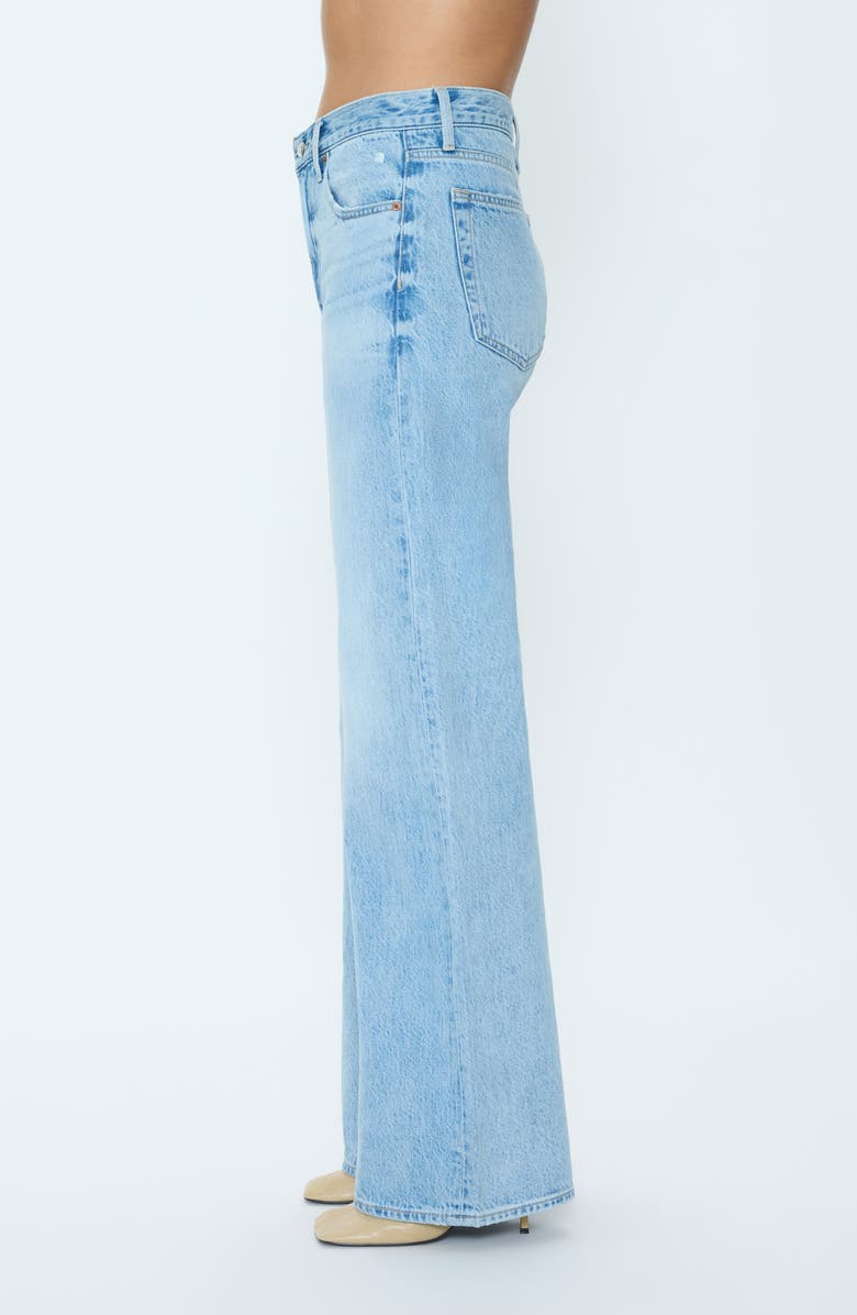 Pistola Larsen High Waist Wide Leg Jeans, Alternate, color, Mellow