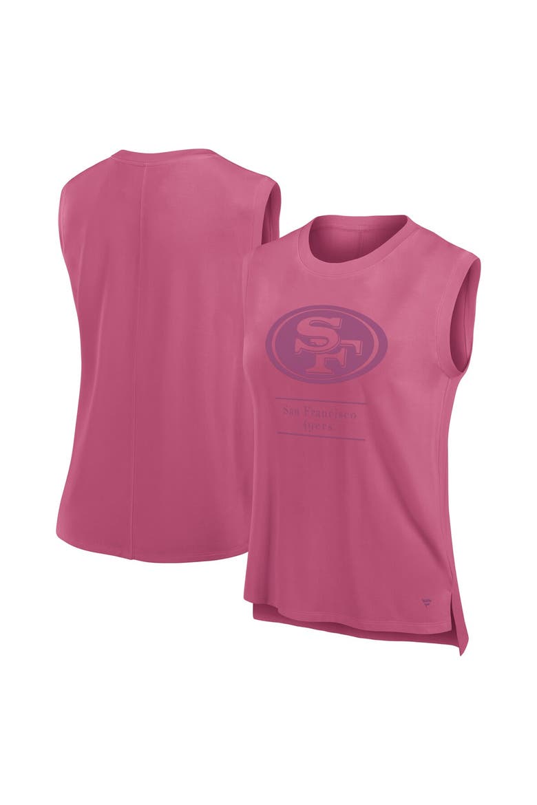 Women's Fanatics Pink San Francisco 49ers Studio Embrace Tank Top, Main, color, Pink