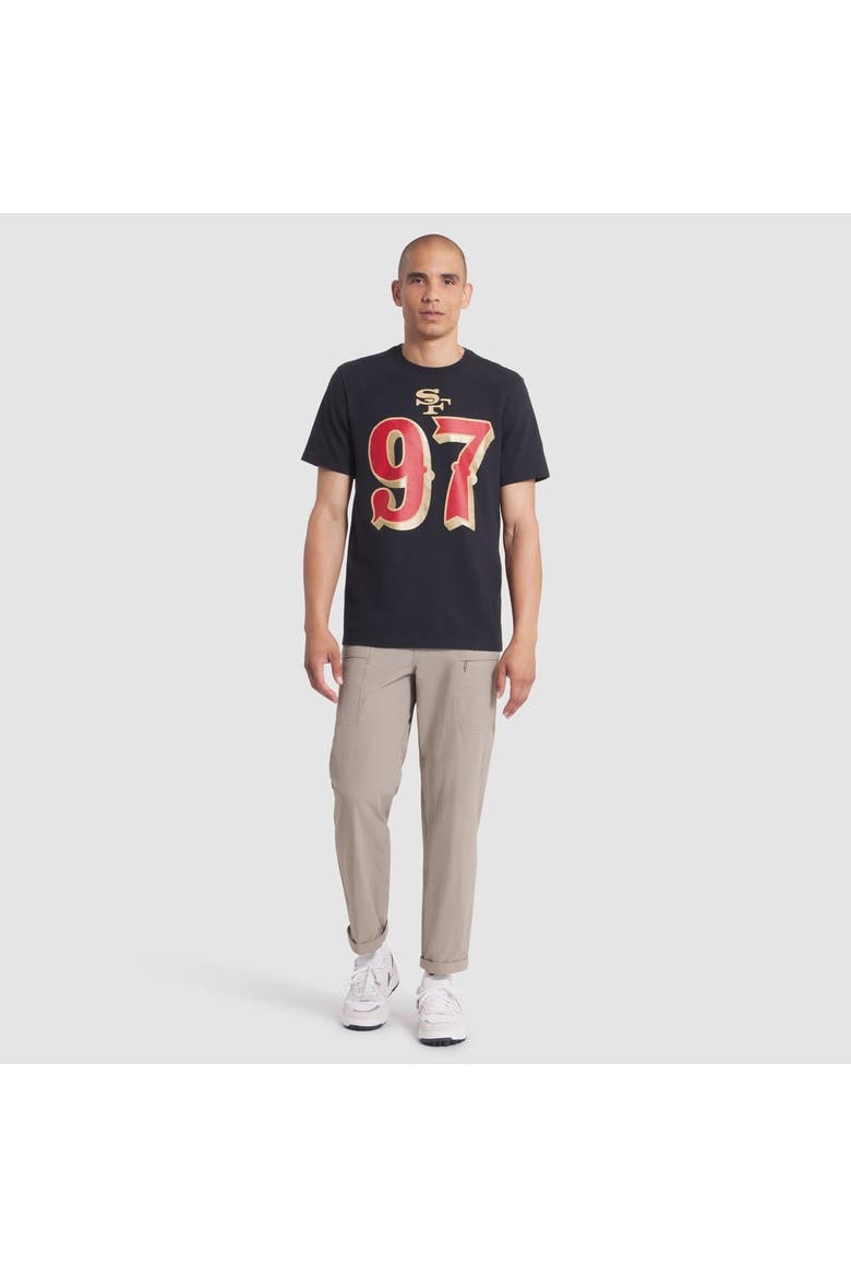 Men's Nike Nick Bosa Black San Francisco 49ers 2025 Rivalries Collection Player Name & Number T-Shirt, Alternate, color, Black