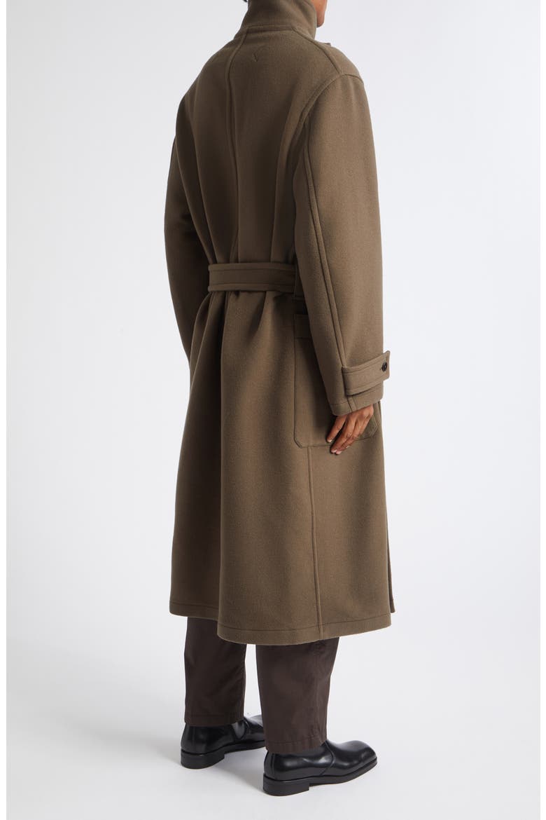 Lemaire Double Face Wool Wrap Coat (Men) | Nordstrom