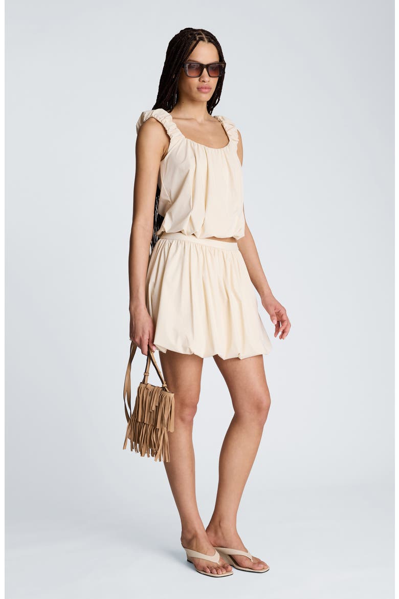Ruched Crop Tank, Alternate, color, OYSTER