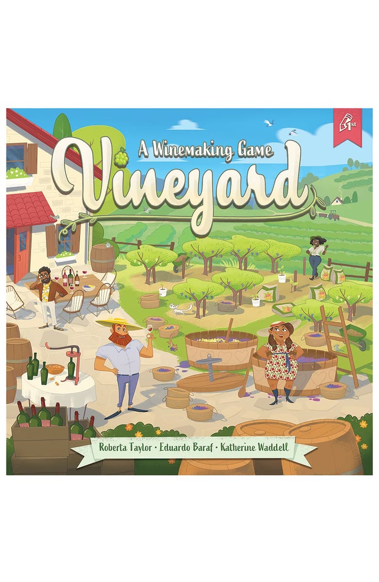 Pencil First Games Vineyard, A Wine Making Board Game, Push Your Luck, Ages 13+, Main, color, Multicolored
